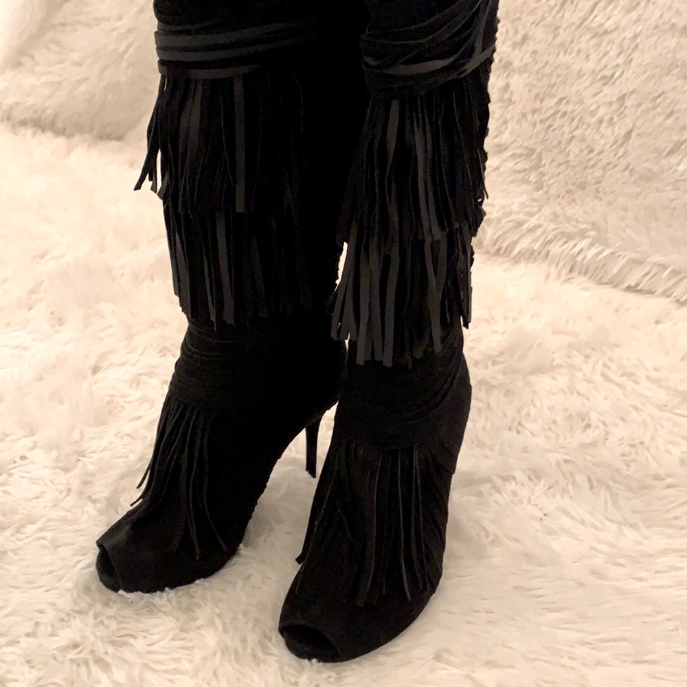 GUCCI Fringe Boots